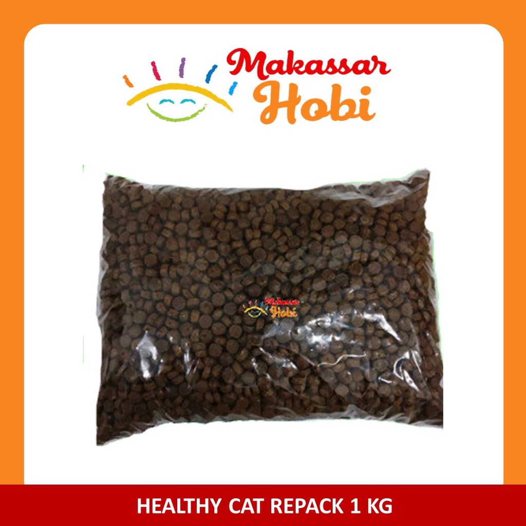 Healthy Cat Repack 1kg 1 kg Healty Pet Food Makanan Kucing Semua Umur