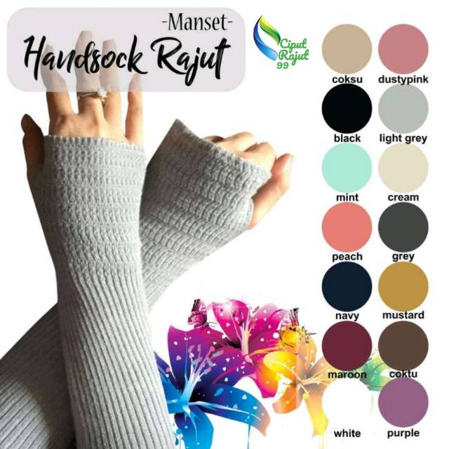 MANSET RAJUT / HANDSOCK RAJUT jempol premium best seller