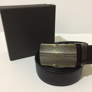GUCCI Ikat Pinggang Kulit Pria GC 747 Gucci Gesper Rel GUCCI Ikat Pinggang Kulit Pria GC 747 Gucci Gesper Rel