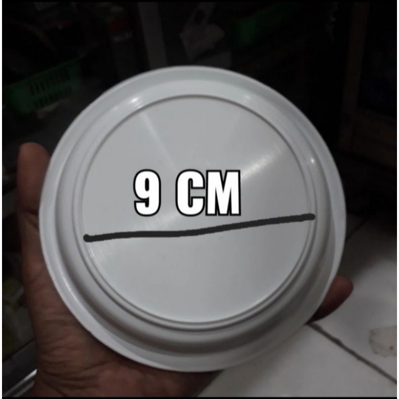 alas pot 12 cm putih