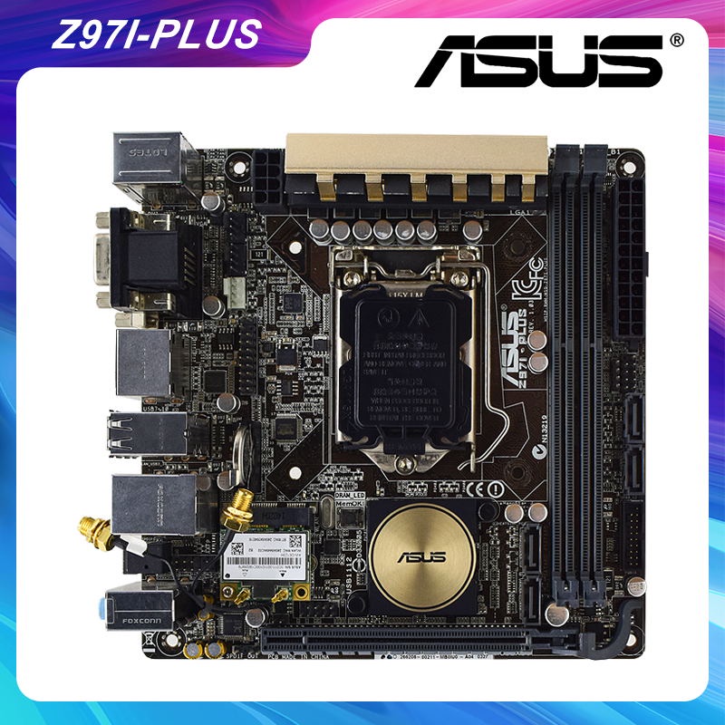 PREORDER ASUS Z97I-PLUS Motherboard 1150 Motherboard DDR3 Mini ITX Intel Z97 16GB M.2 PCI-E 3.0 HDMI
