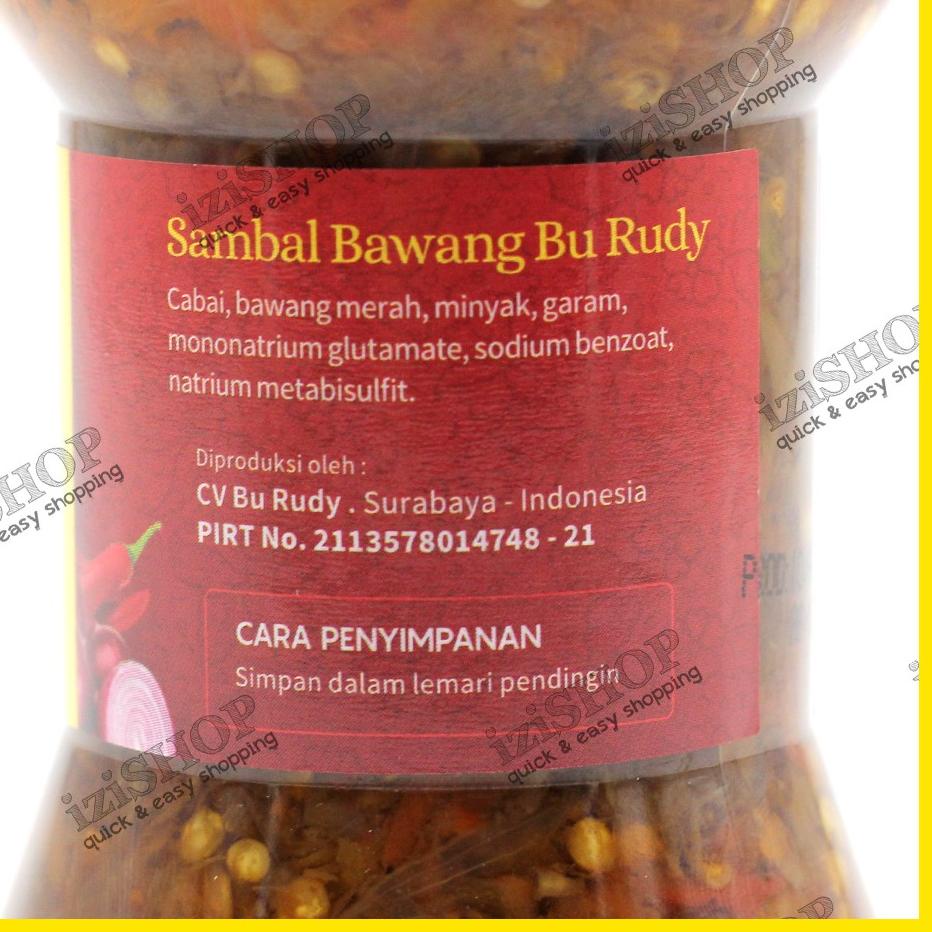 

Miliki - Paket Duo Hepi - SAMBAL IJO & SAMBAL BAWANG Khas Bu Rudy 爽