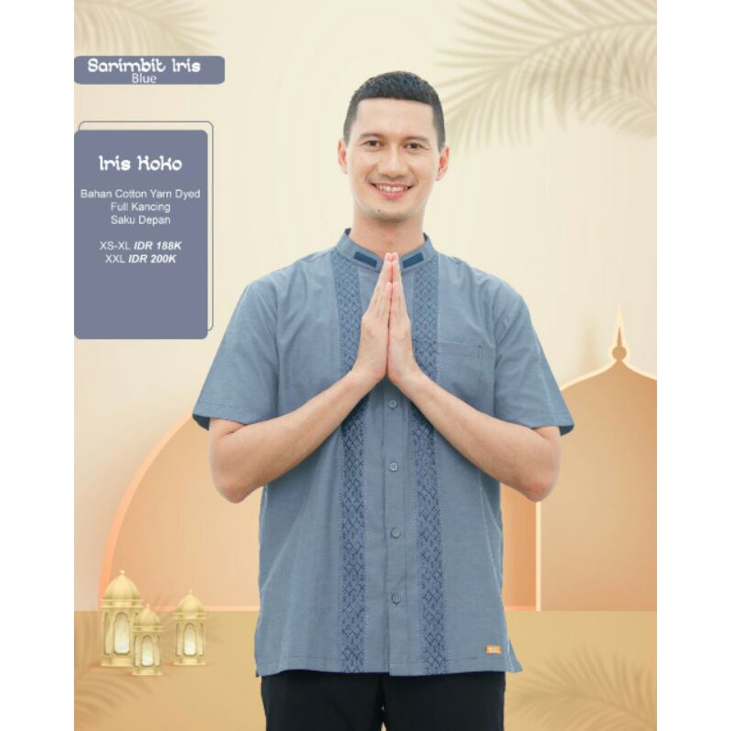 Ready Koko Dewasa Nibras Iris Blue Sarimbit 2021