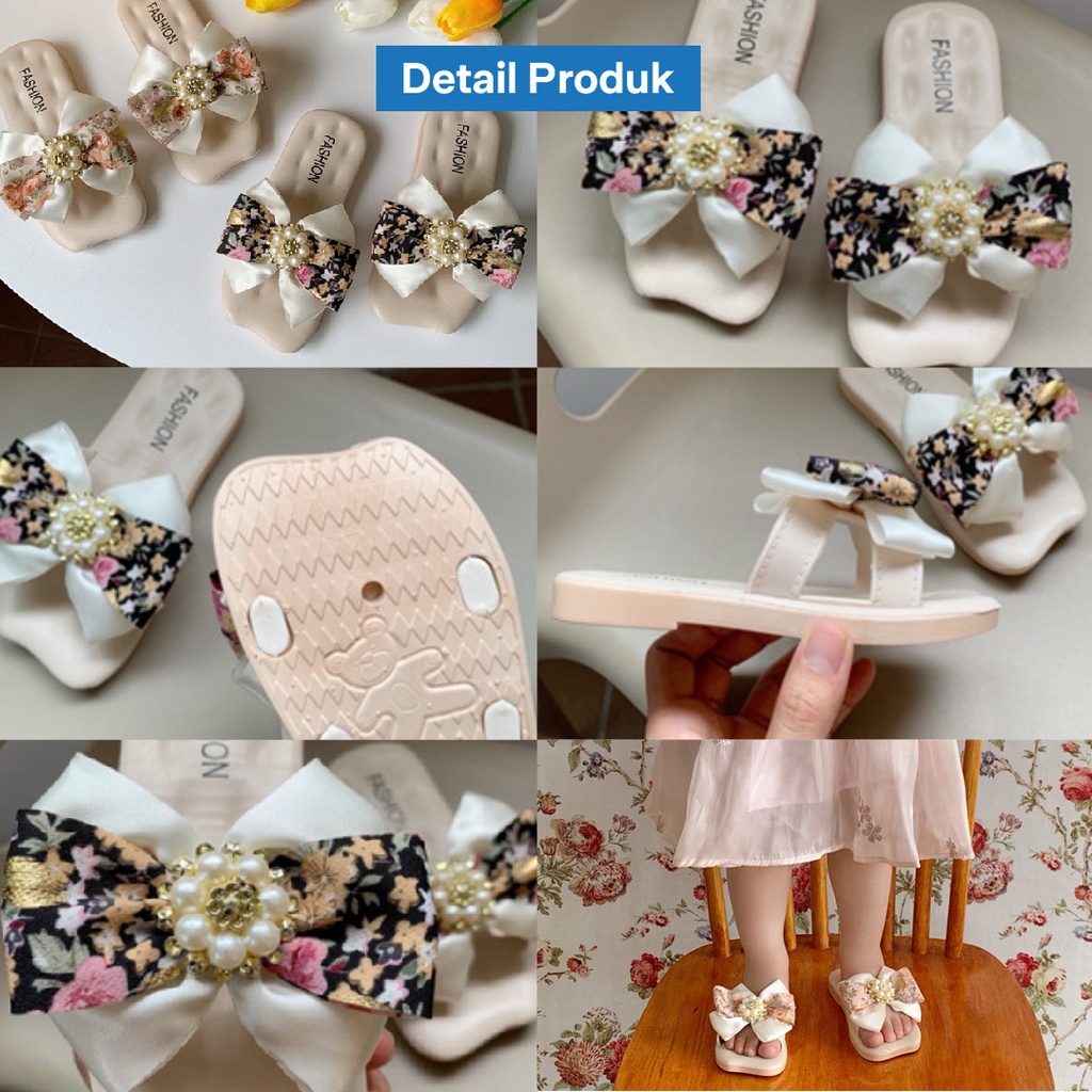 LAPAGO - Sandal Sepatu Anak Perempuan Casual Pesta Import Usia 3 - 12 Tahun Type MCM