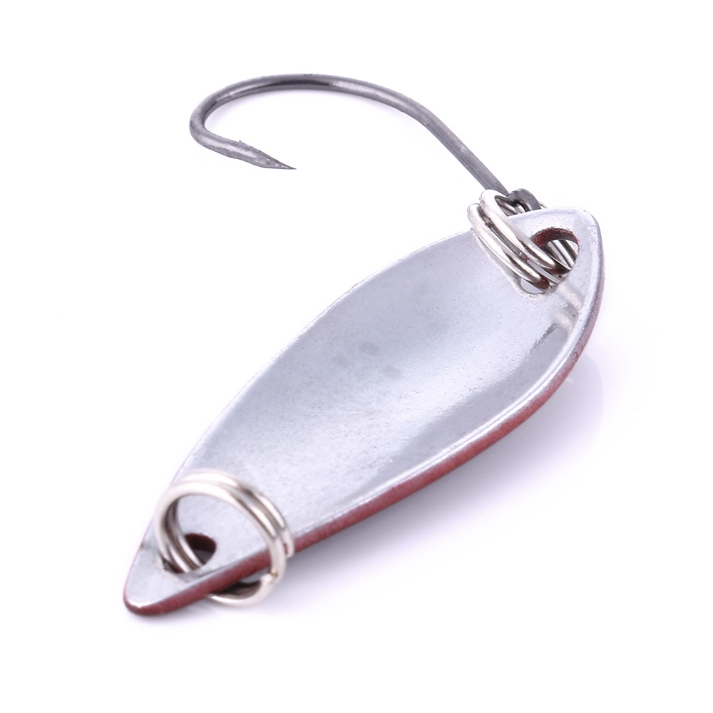 HENGJIA 5PCS/Pack Spoon Trolling Fishing Lures 3cm 2.6g Metal Spinner Baits Micro Artificial Bait