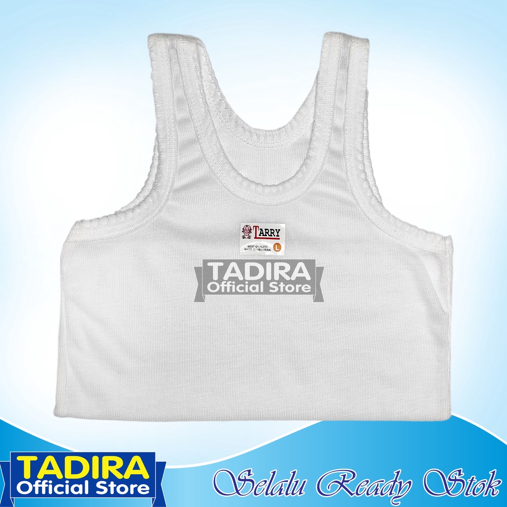 6 Pcs Singlet Anak Putih Tanpa Bolong Bolong Kaos Dalam Anak Laki Dan Perempuan TADIRA Store