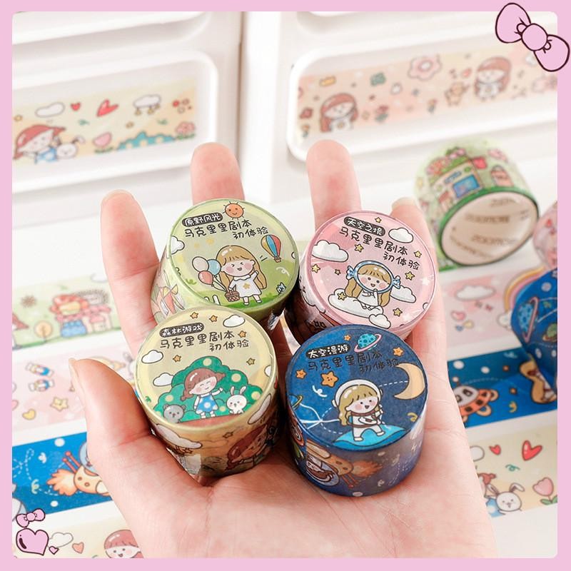 

Selotip Washi Gambar Perempuan Lucu Gaya Korea
