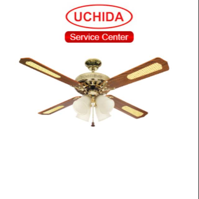 Kipas baling 52in Uchida/maspion4lampu CF127