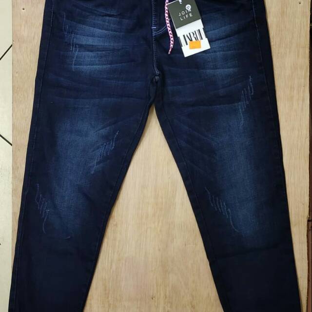 Celana Skinny IMPORT WANITA PINGGANG KARET Terlaris - Celana JEANS WANITA JEGGING IMPORT  Martin