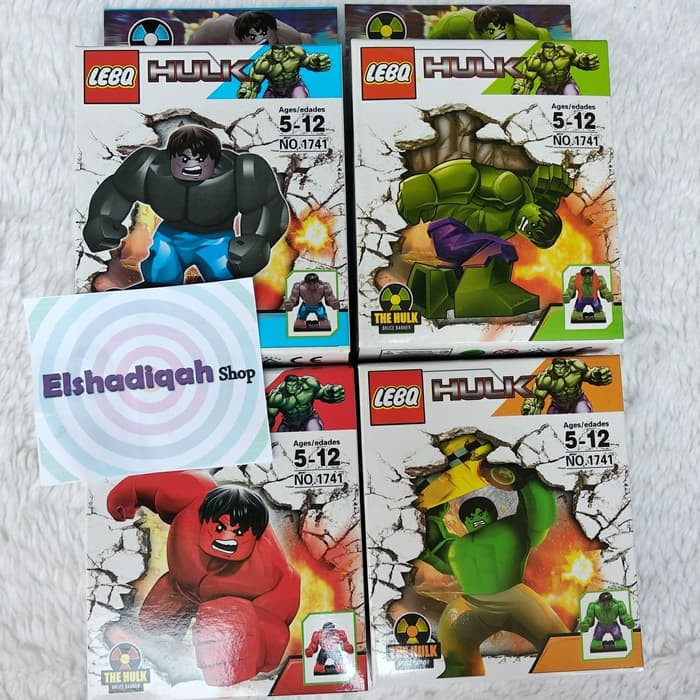Brick lego LEBQ Avenger action figure SPECIAL HULK