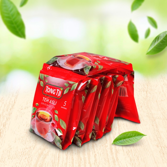 

TEH-DAUN- TONG TJI ORIGINAL TEA TEH CELUP DLM SACHET ( 5 TEABAGS/ SACHET ) -DAUN-TEH.