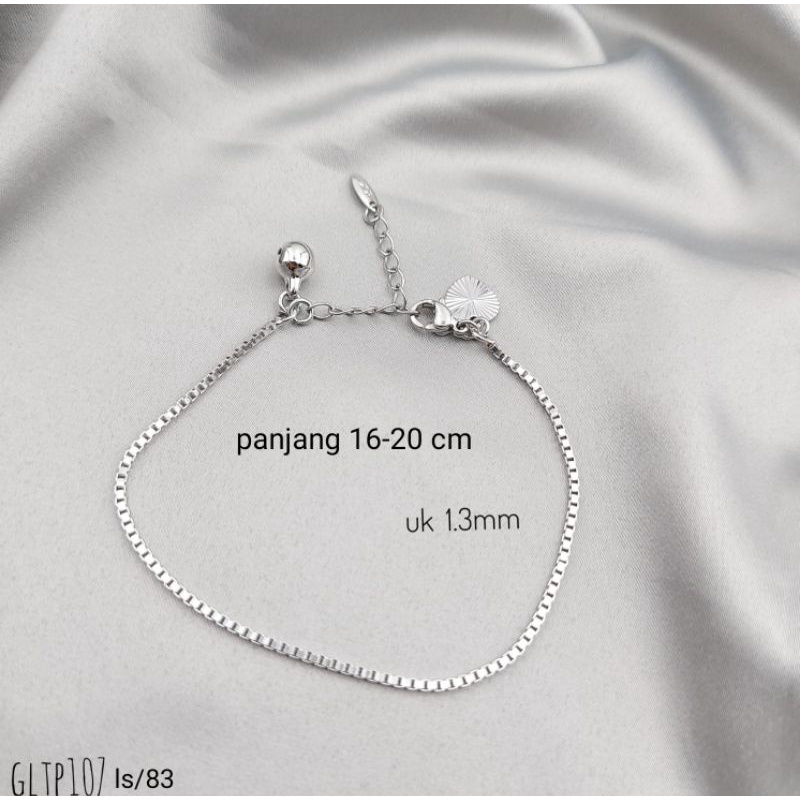 Gelang Tangan Wanita Xuping Asli Lapis Mas putih