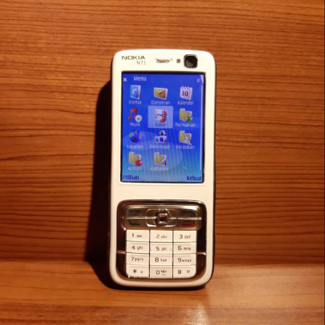 Hp Jadul Symbian Nokia N73 Original White Not N95 Atau N82