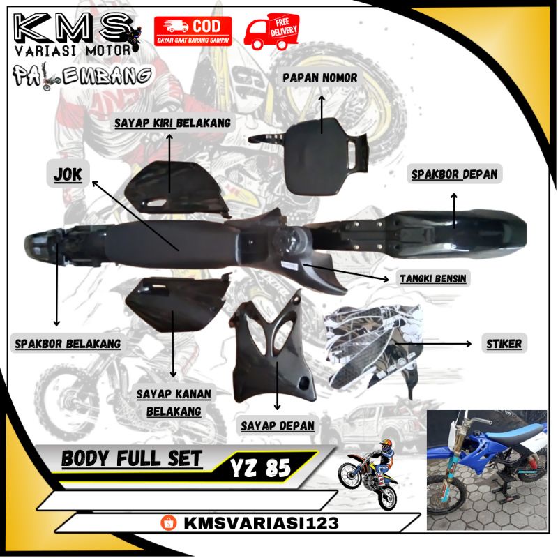 Cover Body Set Kit Trail Motocross Supermoto Model Yz 85 Old, Yz New 2016, Yz 125, Yz 250