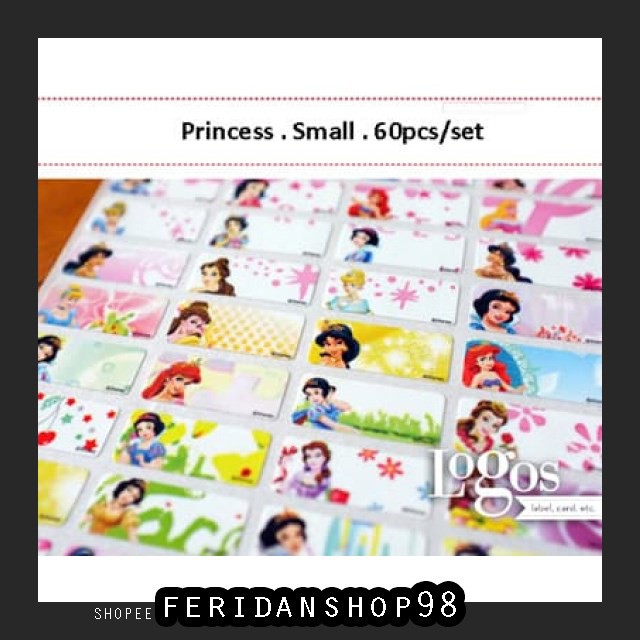

FS1126 STIKER PRINCESS STICKER. NAME ATK LABEL SMALL. STIKER NAMA CINDERELLA SNOW WHITE ARIEL JASMIN