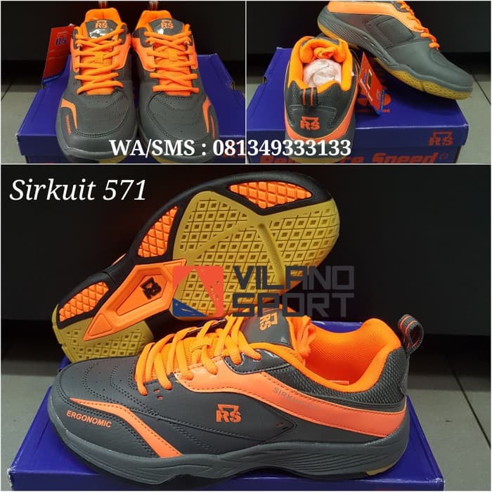 Sepatu Badminton RS Sirkuit 571
