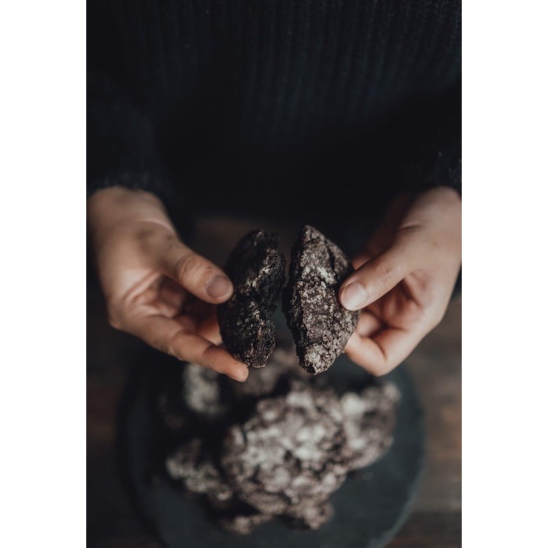 

Double Dark Choco Soft Baked Cookies