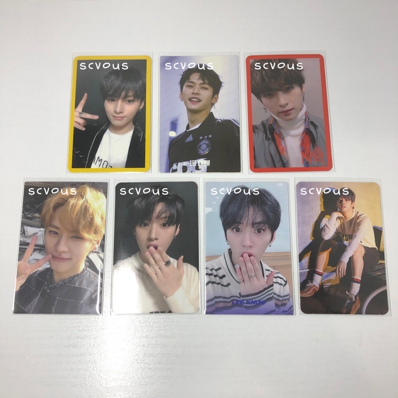PC Lee Know (ino lino minho) photocard stray kids official miroh i am not you who behind rb yb yw