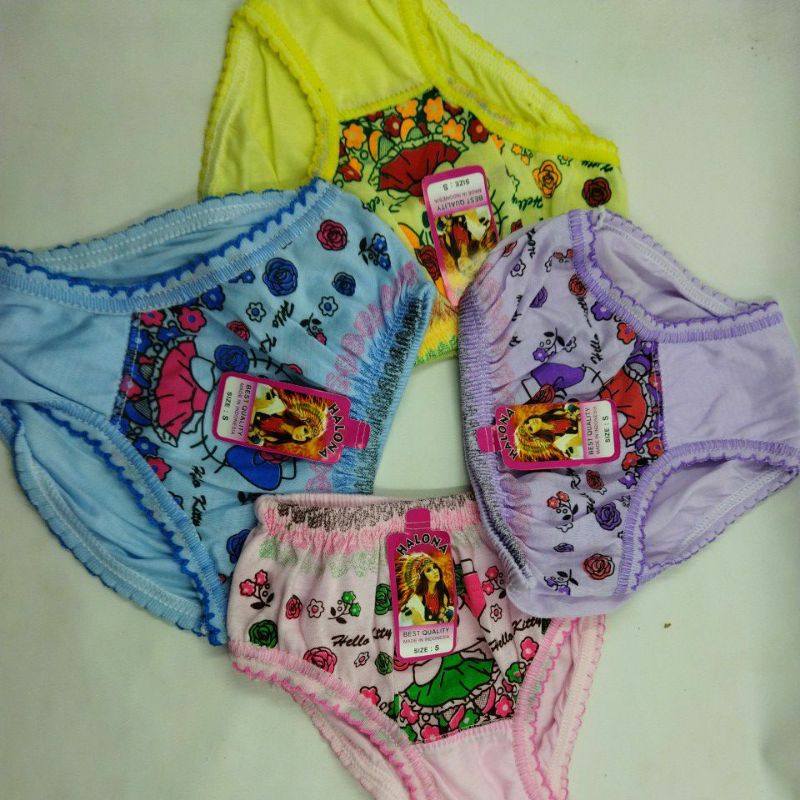 GROSIR 12 PCS Undies Celana Dalam Anak Merk Halona Ukuran ampe extra jumbo size S,M,L ,XL alexa