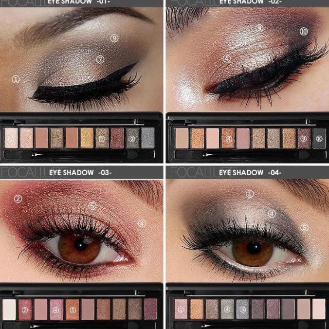 Segera Miliki Focallure Eyeshadow Pallet Fa 08 - 01 Trendi