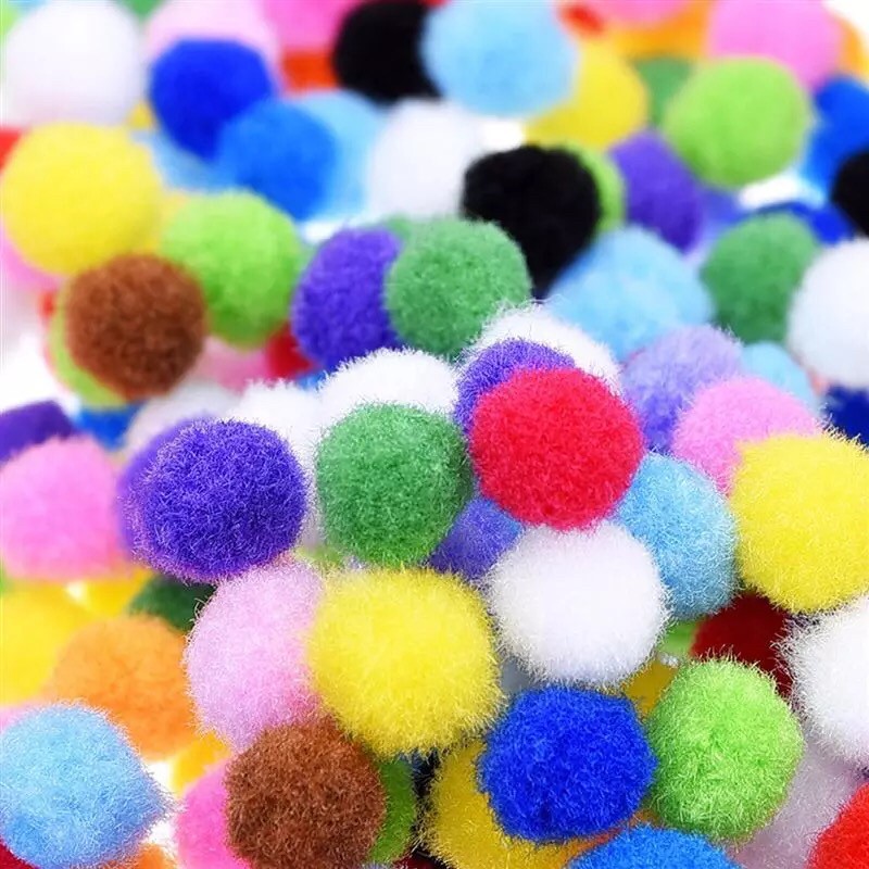 POM POM HALUS MANIK MOTE BAHAN CRAFT KERAJINAN TANGAN DIY MURAH BEST SELLER