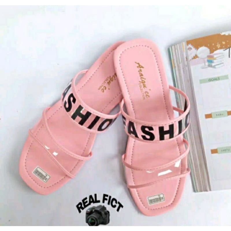 A06 Sandal Wanita Teplek  Mika Fashion