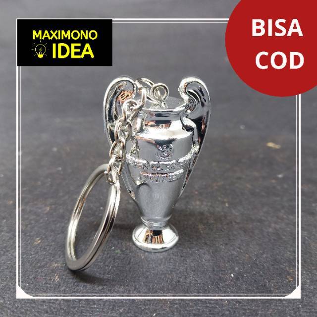 Gantungan Kunci Miniatur Trophy Champions UCL