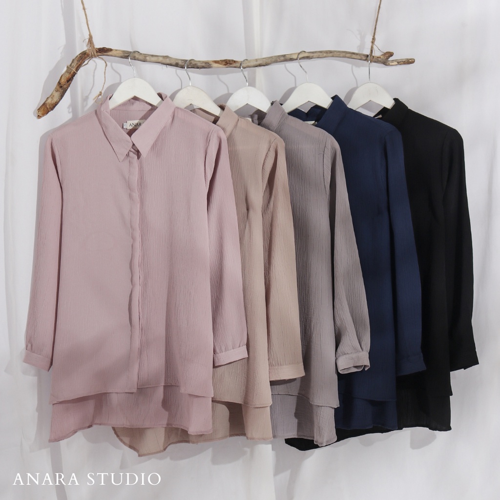 ANARA Allana Shirt | Kemeja Wanita Lengan Panjang