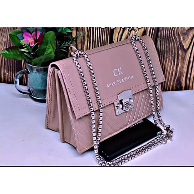 tas selempang tali rantai// tas selempang bordil V kekinian