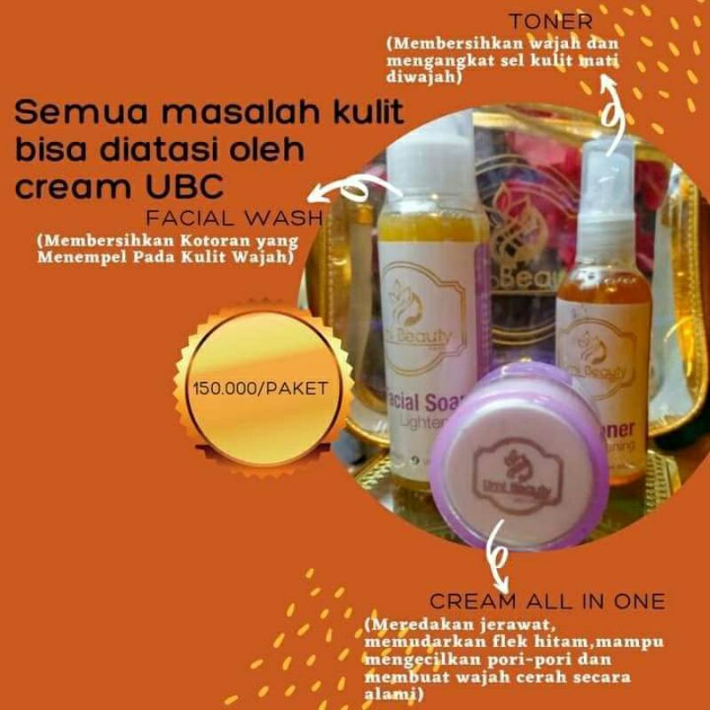 PAKET CREAM UBC BY UMI ALFATIH ORI