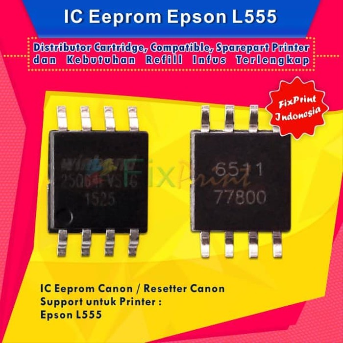 Jual FIX.775 IC Eprom Eeprom Epson L355 Resetter Counter Mainboard