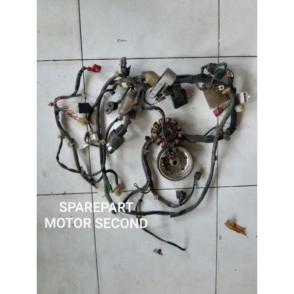 PENGAPIAN KELISTRIKAN ACG KABEL BODY ECCU ECU NEW VARIO 110 FI LED NON ESP STARTER KASAR KODE K46