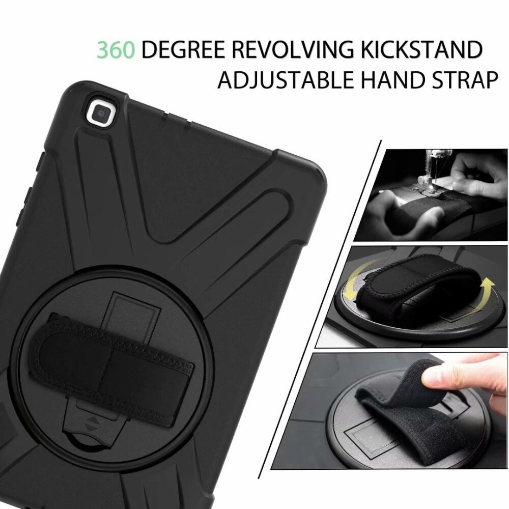 Casing Samsung Galaxy P200/ P205 | S7/ S8 11&quot; Case Robot Rugged Hybrid Armor Standing &amp; Tali Strap Case Robot