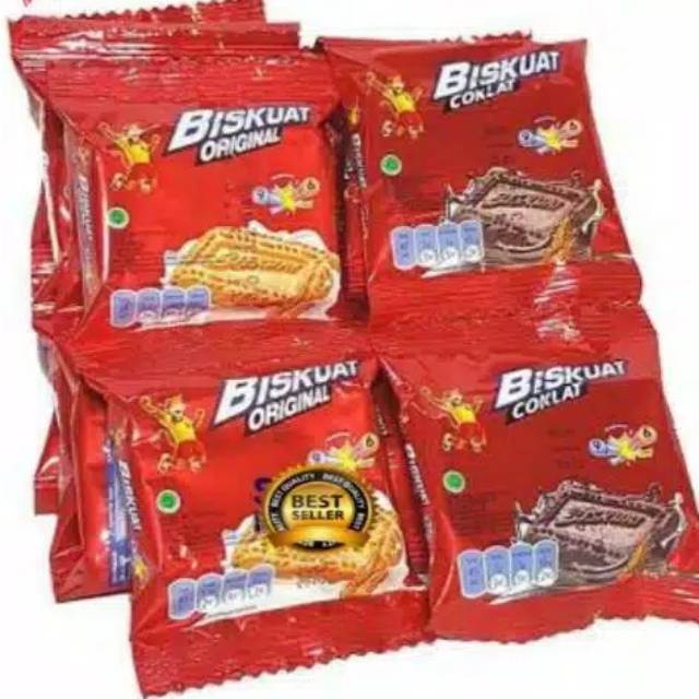 

Biskuat Biskuit Susu Renceng Mini - Netto 20 bks x 10 gr