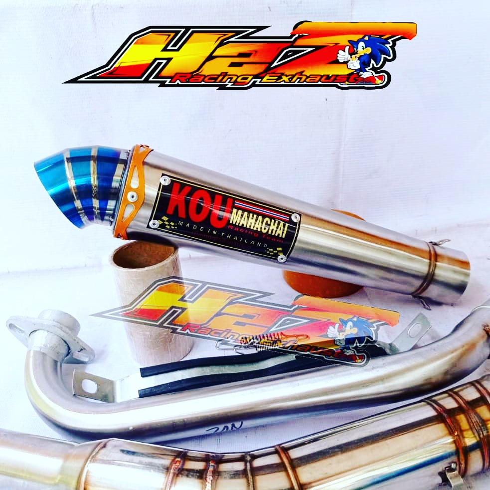 Knalpot Kou Jupiter Blade Revo karisma Shogun smash Vega Supra X Supra x125