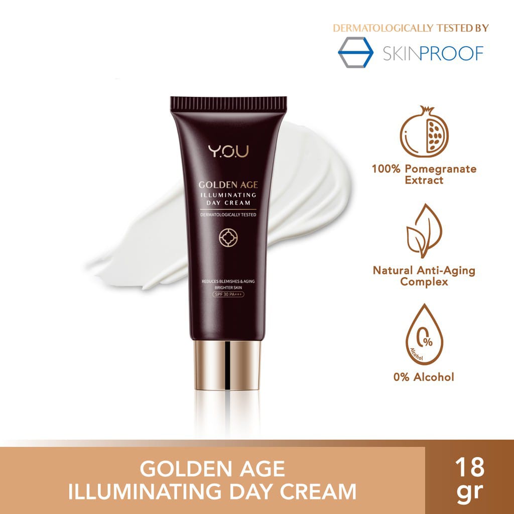 YOU Golden Age Illuminating Day Cream 18g ~ ORIGINAL 100%