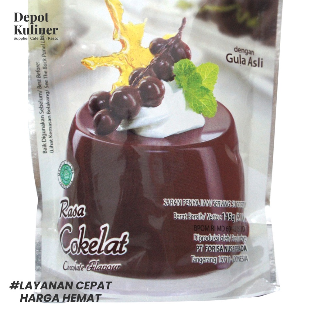 Nutrijell Pudding Susu Rasa Cokelat 145gr Chocolate Flavour