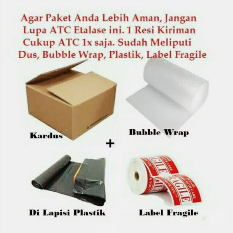 

PACKING BUBLEWARP DAN DUS KOMPLIT/PACKING TAMBAHAN