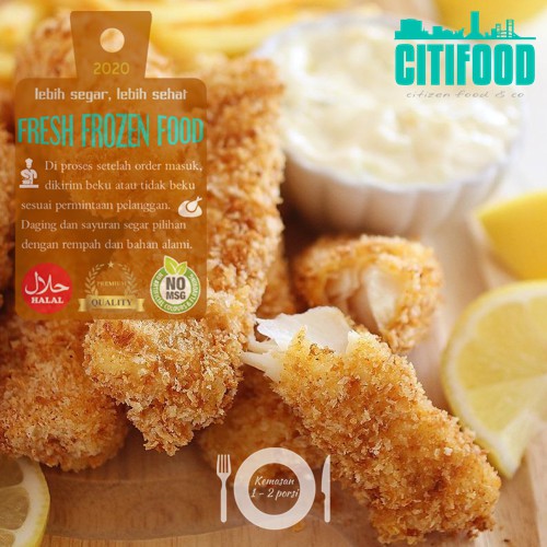 

Panko Fish Sticks | Stik Ikan Tepung Roti | Frozen