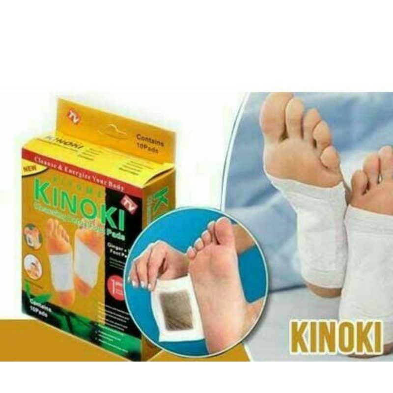 Kinoki Detox Koyo Tempel Kaki Gold Emas 1 box isi 10 pcs