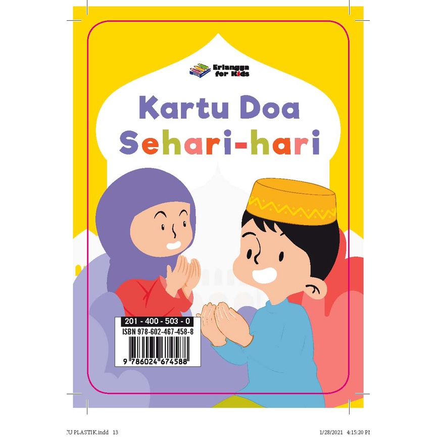 KARTU DOA SEHARI - HARI ORIGINAL ERLANGGA FOR KIDS