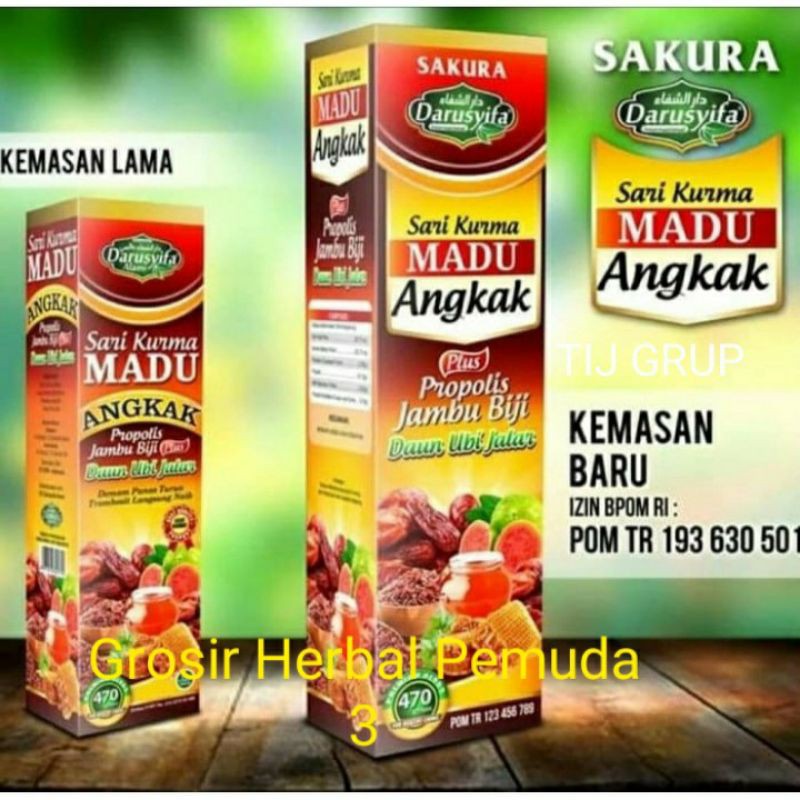 

SAKURA Sari Kurma Madu Angkak Darusyifa 470gram