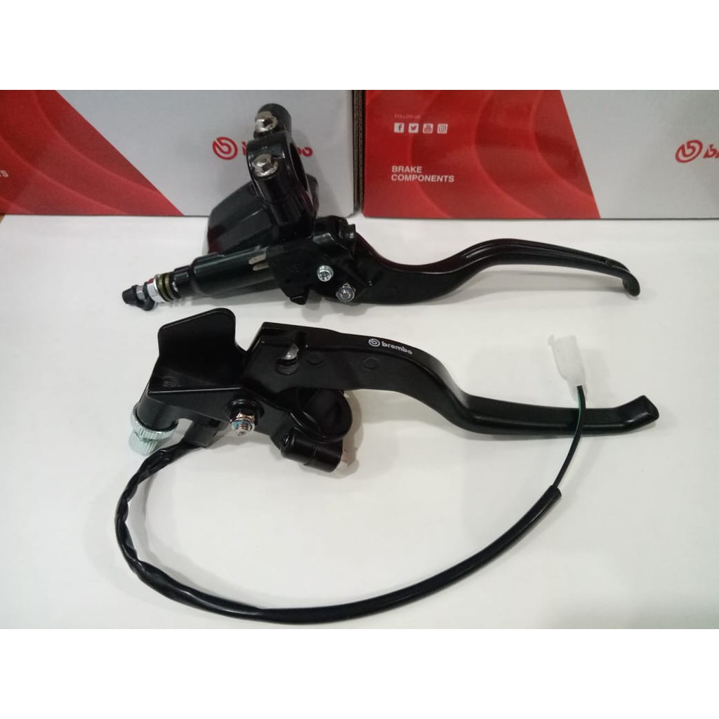 BEST SELLER HANDLE MASTER REM SET KIRI KANAN PLUS TABUNG OVAL/KOTAK ORIGINAL BREMBO MATIC BEBEK BEAT