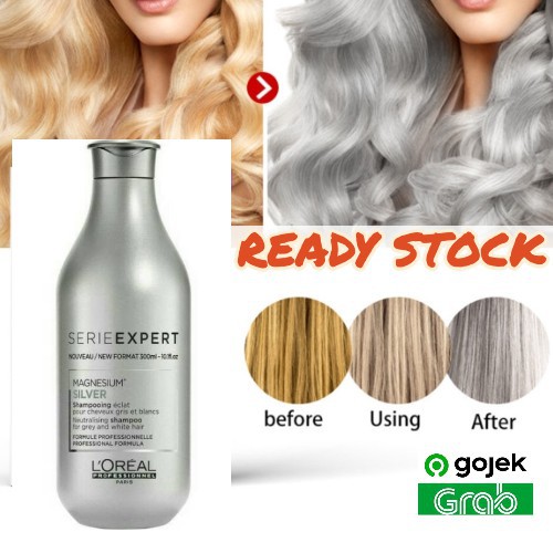 ORIGINAL Shampo Loreal Silver Shampoo 300ml / Shampo Silver