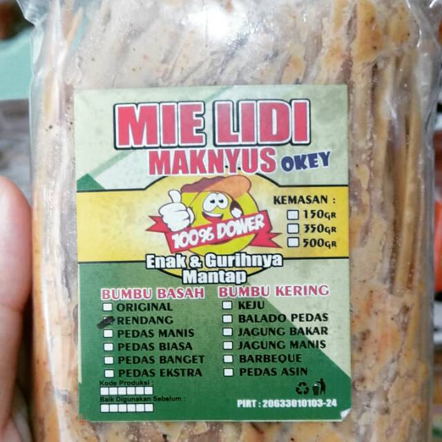 

MIE LIDI DAN MI GEPENG MAKNYUS