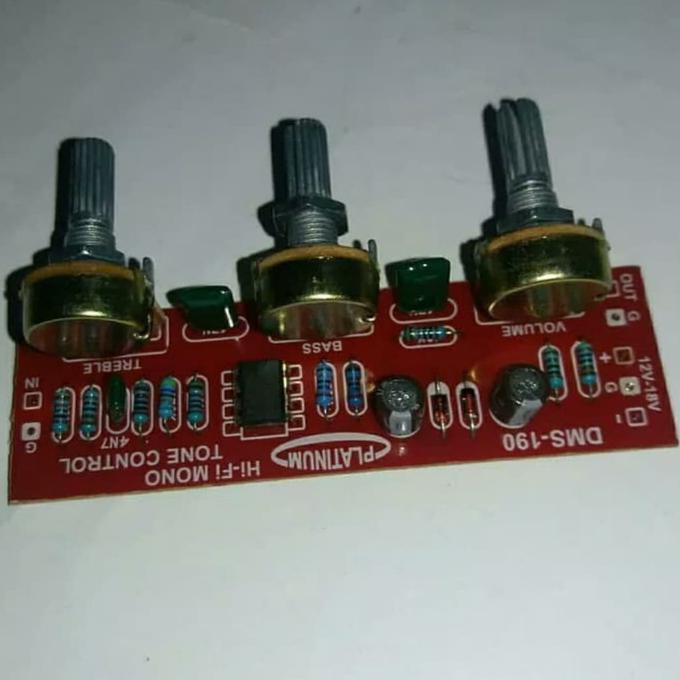 Kit Tone Control Mono Ic 4558 Dms 190 / Tone Kontrol Mono Ic 4558 Jimaud54 Diminati Banget