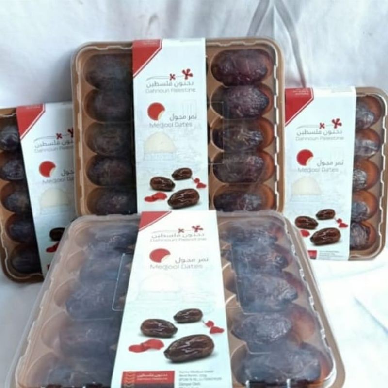 

kurma medjool kemasan 320gr - medjool dates dahnoun palestina - kurma medjool premium - kurma jumbo