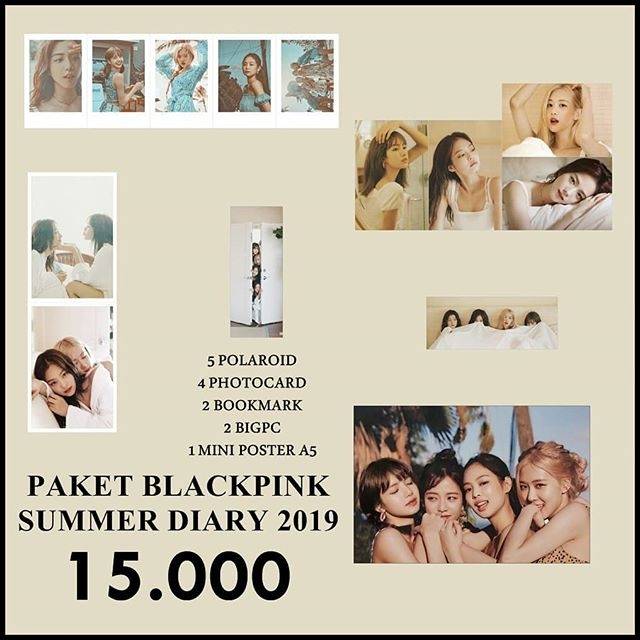 PAKET BLACKPINK SUMMER DIARY