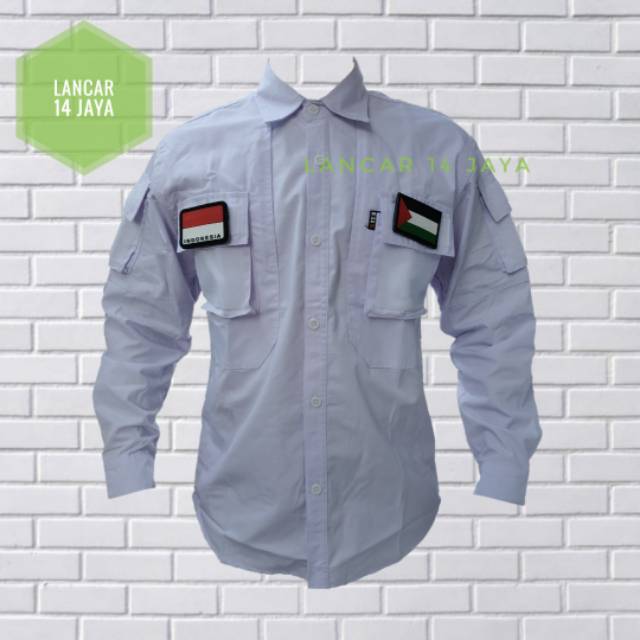 Kemeja 511 Kemeja Tactical PDL Kemeja Outdoor Lapangan Kemeja Seragam KPU Velcro Polos Best Seller