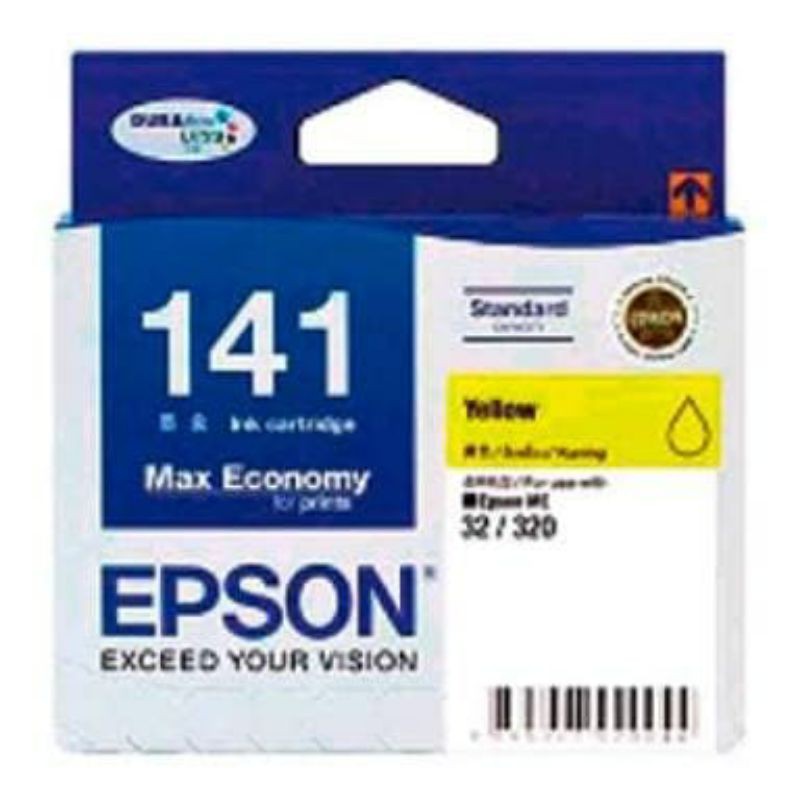 Paket Tinta Epson 141 (B/C/M/Y) Original